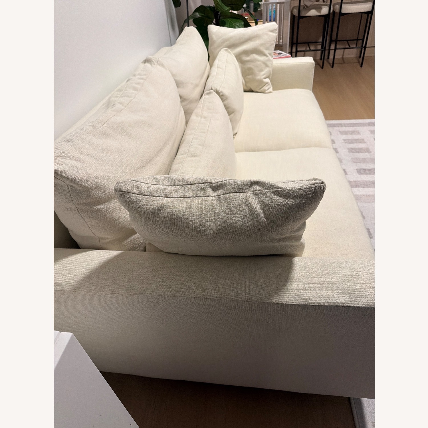 West Elm Harmony Mod 82” Sofa Alabaster - image-2