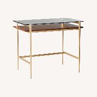 West Elm Mid Century Art Wood & Metal Desk