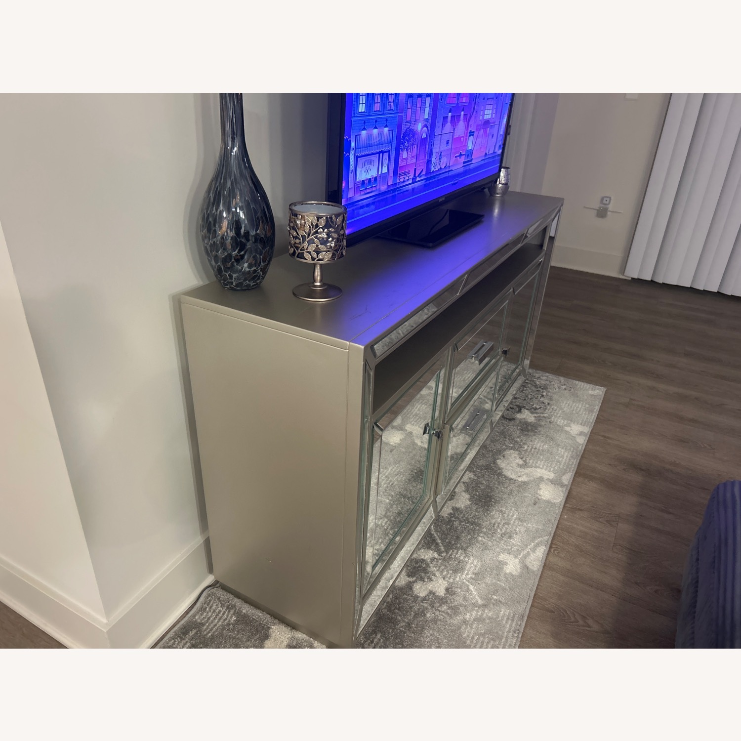 Bob's Discount Furniture Wood Media Storage - image-2