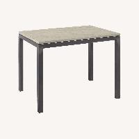 Room & Board Parsons White Marble Side Table