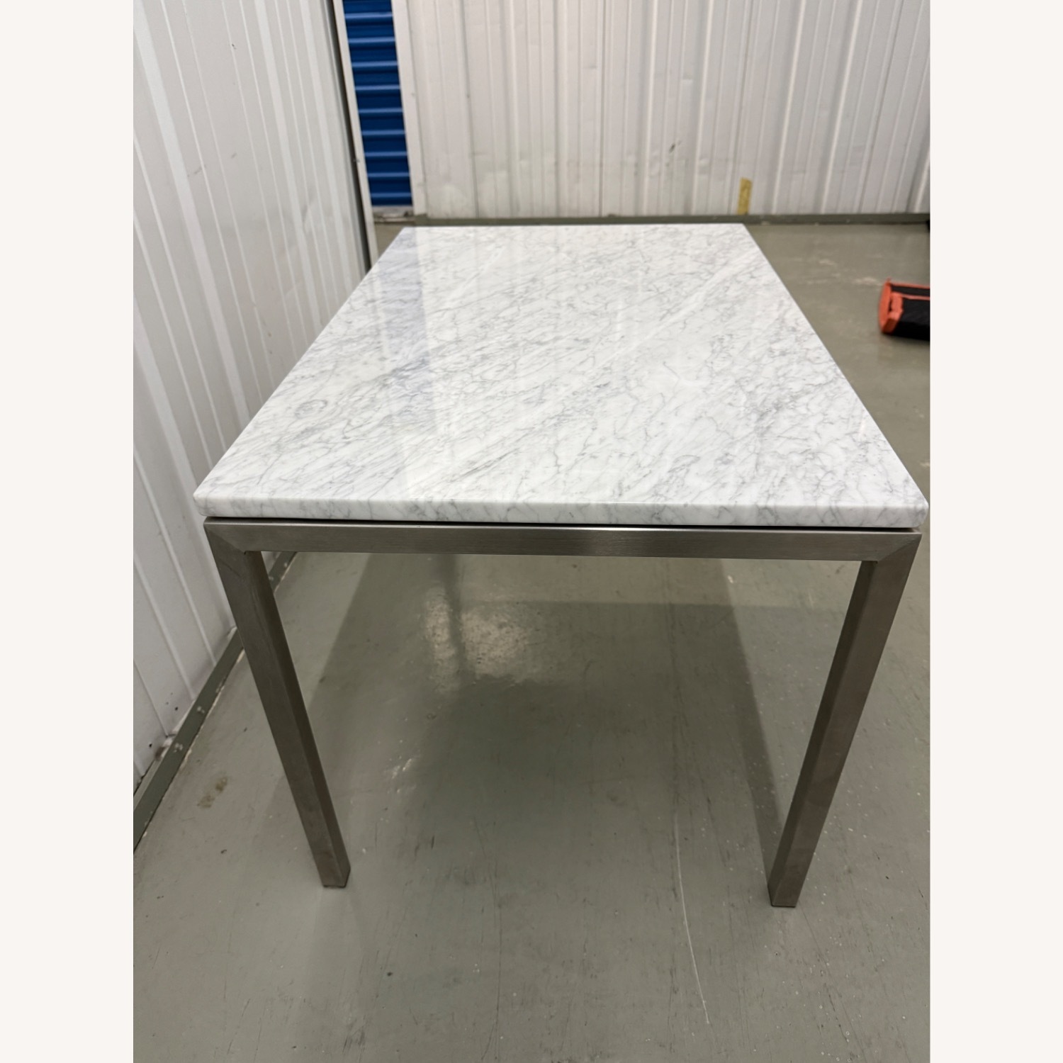 Room & Board Parsons White Marble Side Table - image-5