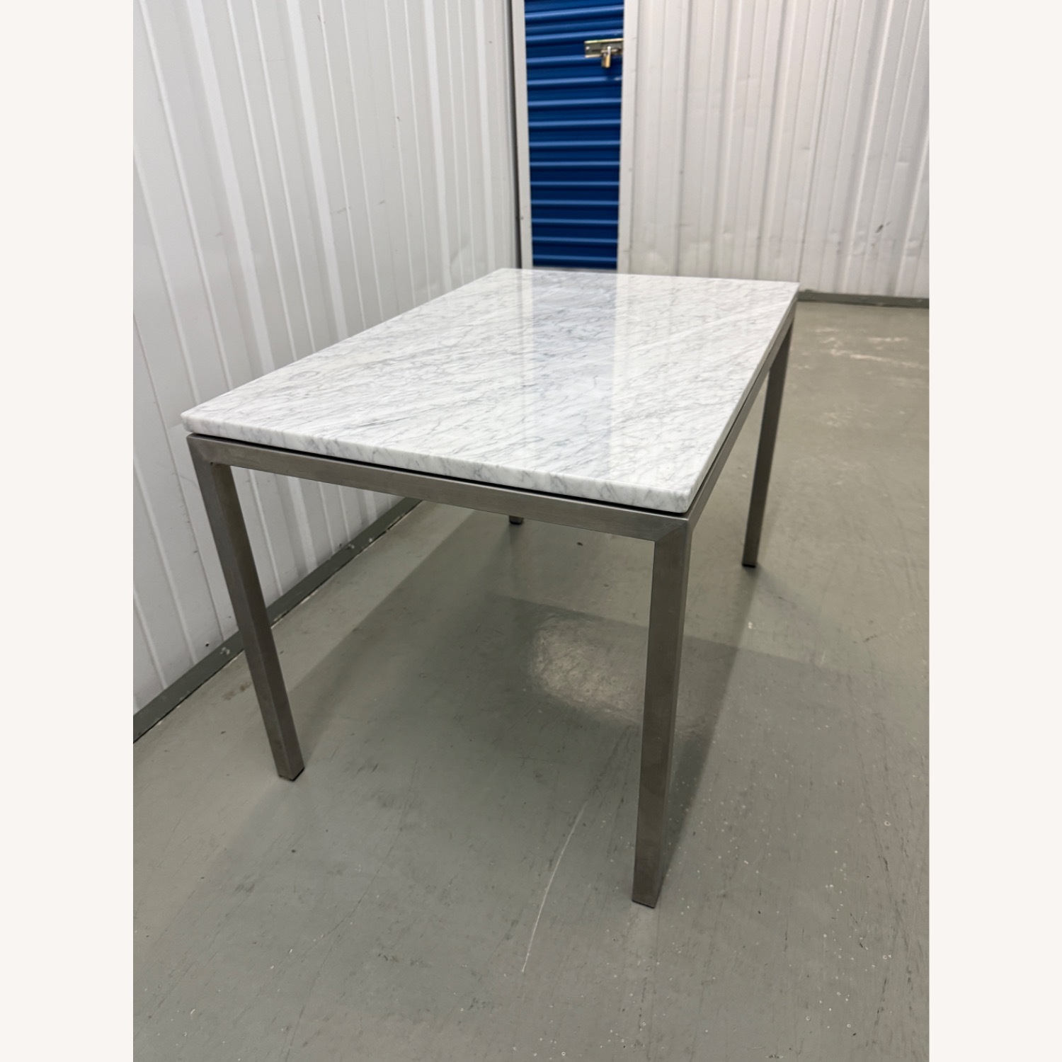 Room & Board Parsons White Marble Side Table - image-4