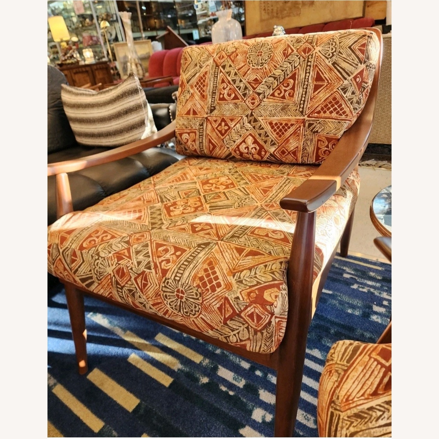 Pair Of 1950s Danish Walnut Lounge Chairs - image-7