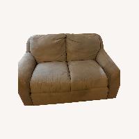 Raymour & Flanigan Dark Gray Loveseat