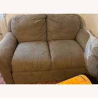 Raymour & Flanigan Dark Gray Loveseat