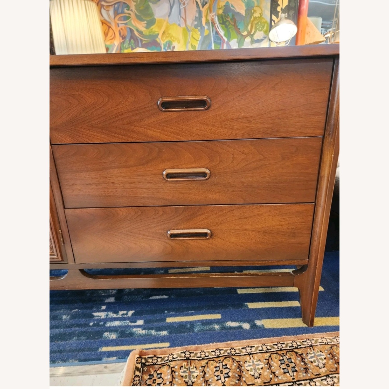 Mid Century Walnut Dresser Sideboard - image-10