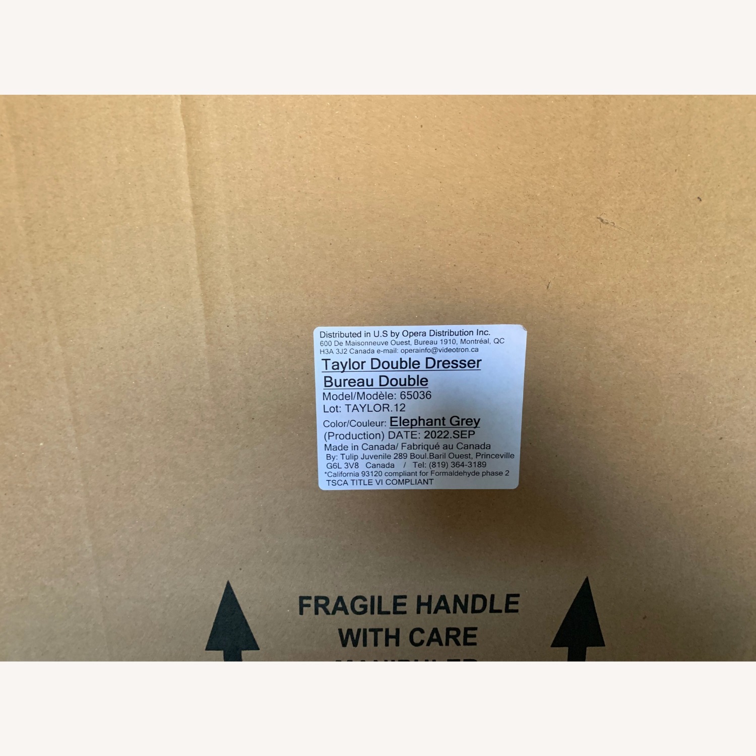 Natart Light Gray Wood Dresser - image-2