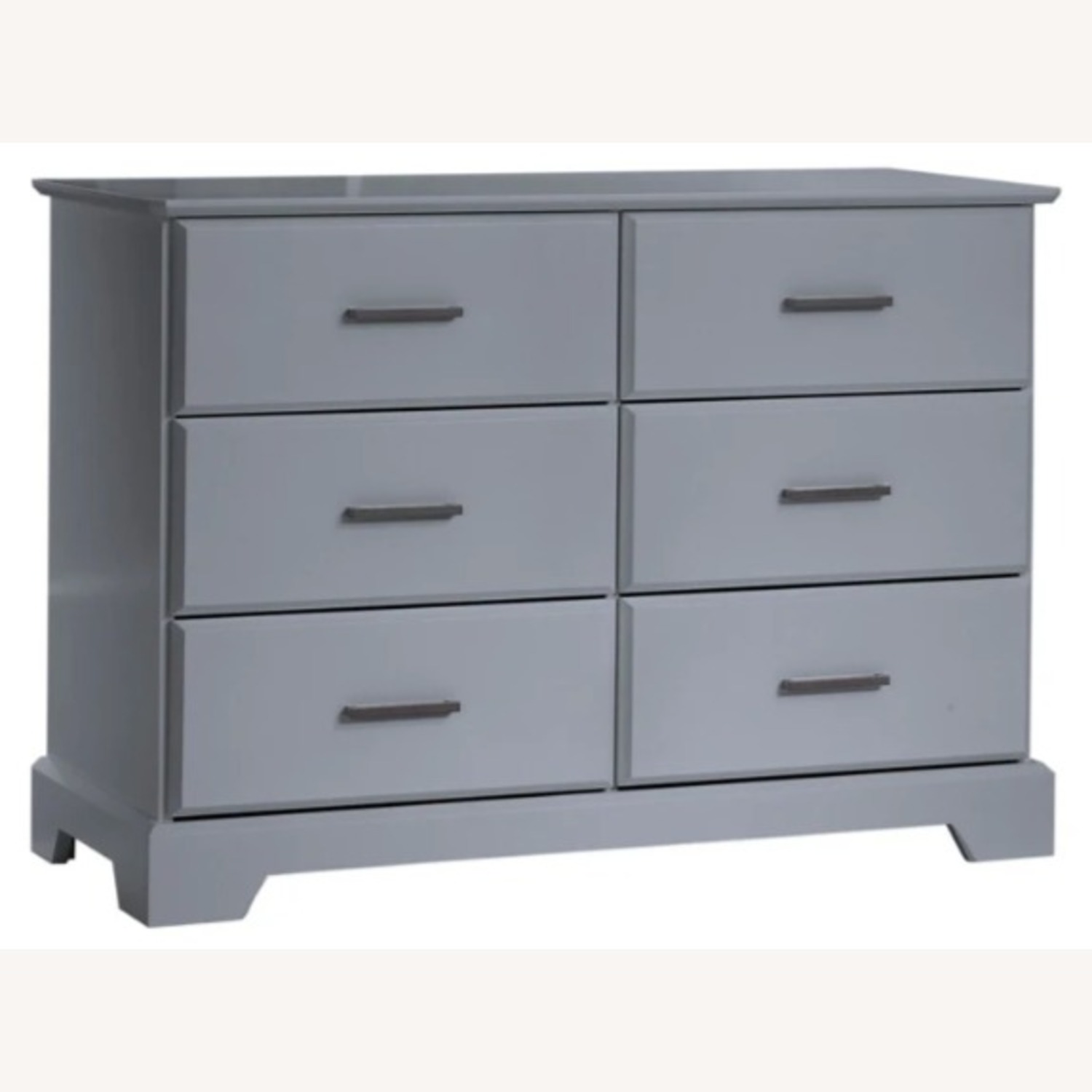 Natart Light Gray Wood Dresser - image-0