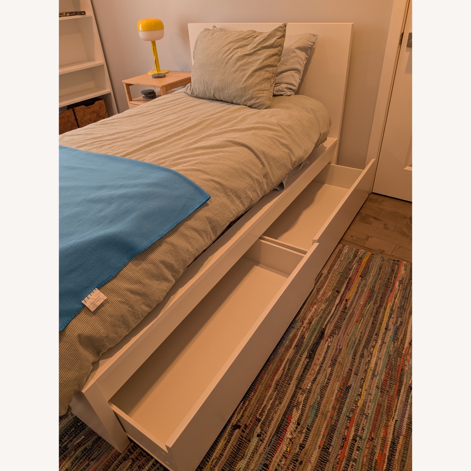 IKEA Malm White Wood Full Bed - image-3