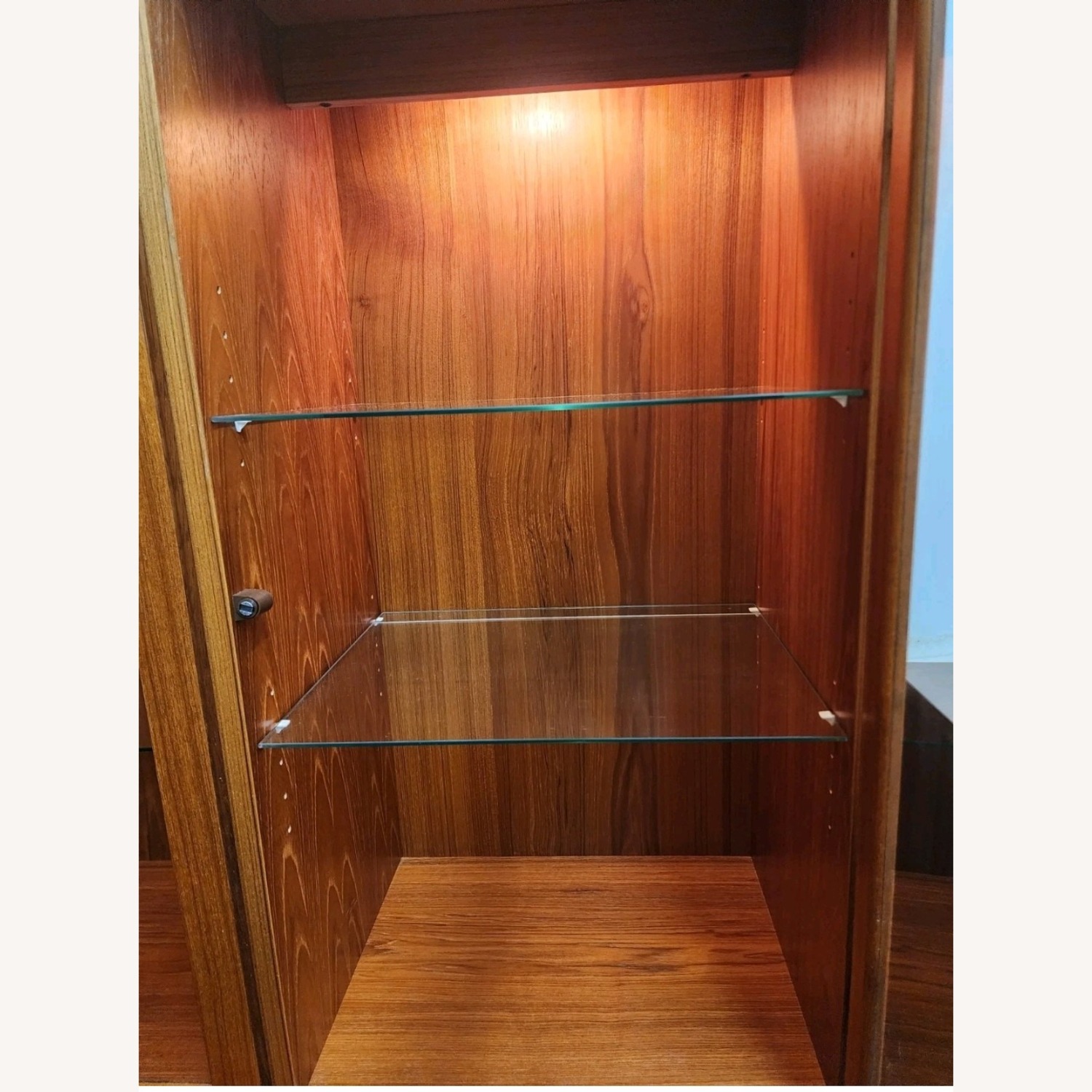 Danish Modern Skovby  2 Piece Teak Hutch - image-9