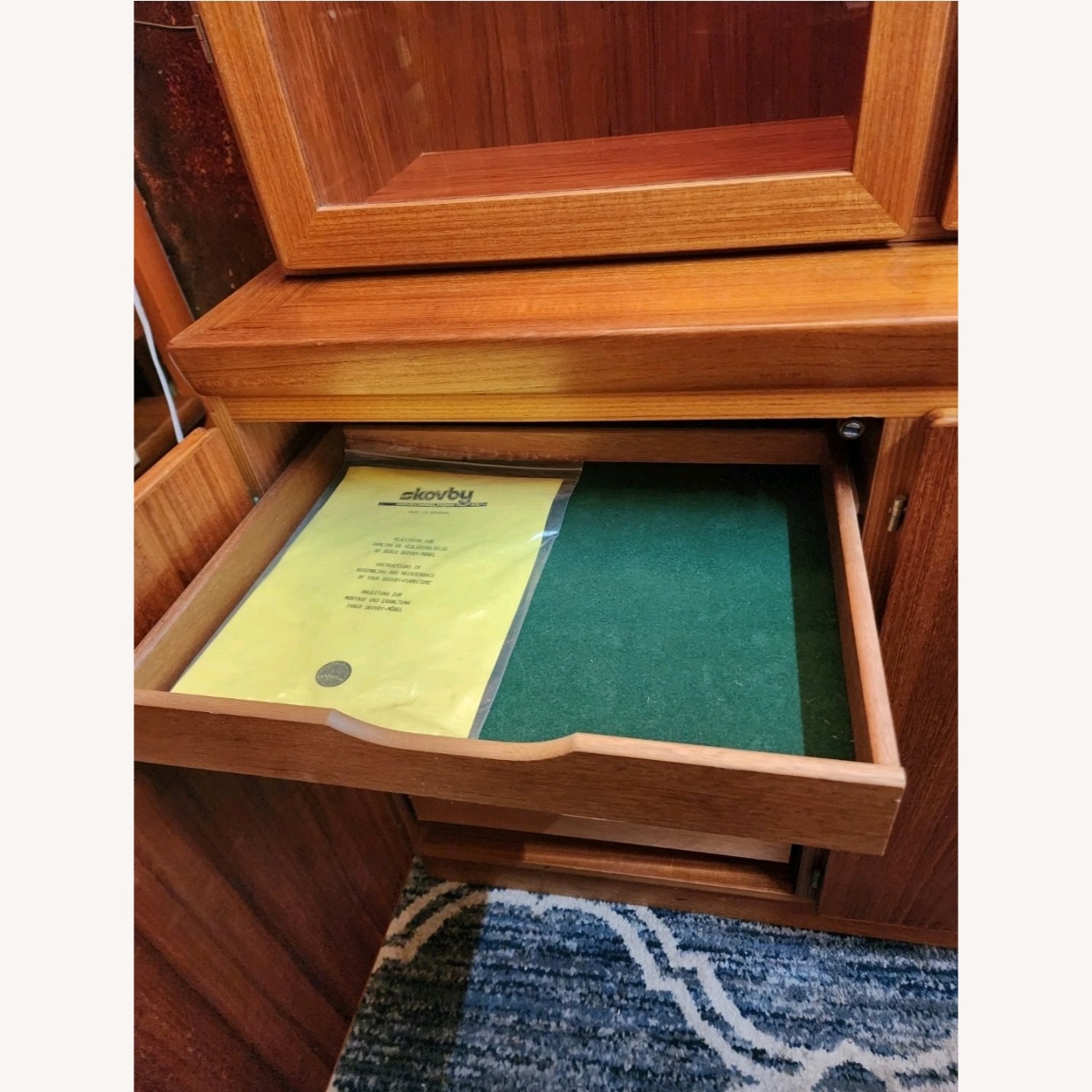 Danish Modern Skovby  2 Piece Teak Hutch - image-6