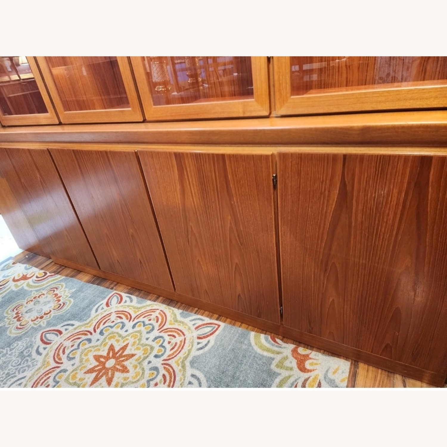 Danish Modern 2- Piece Teak China Hutch - image-9