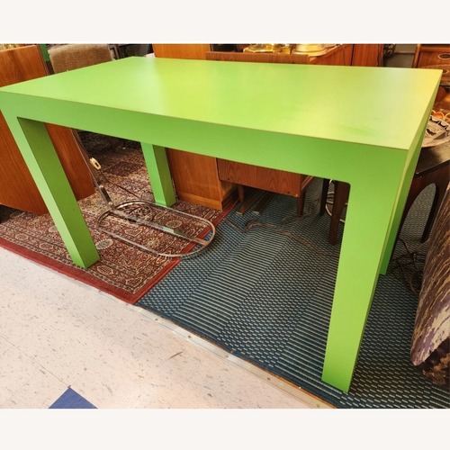 Used  Parsons Vintage Lime Green Table for sale on AptDeco