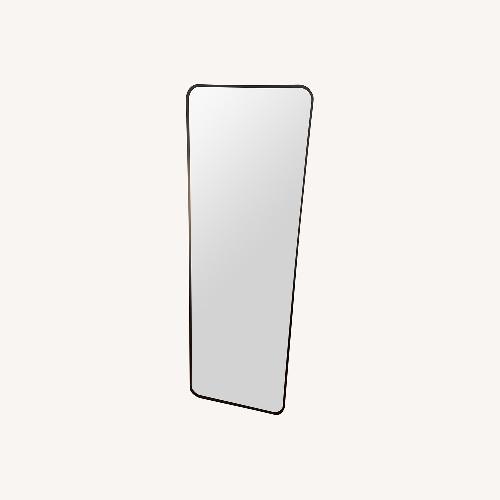 Used Silver Mirrored Glass Floor Mirror for sale on AptDeco