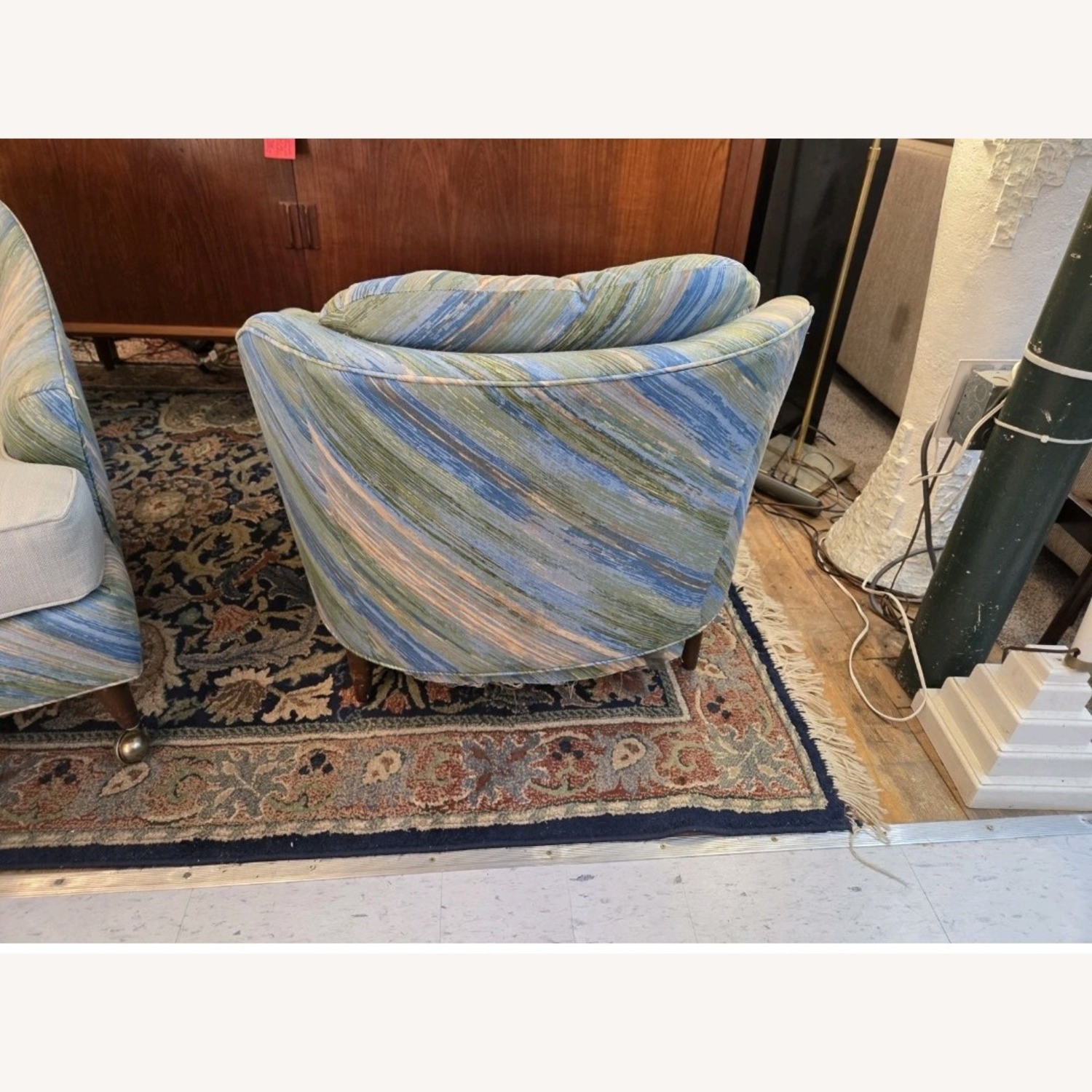 Pair of Mid Century Modern Lounge Club Chairs - image-3