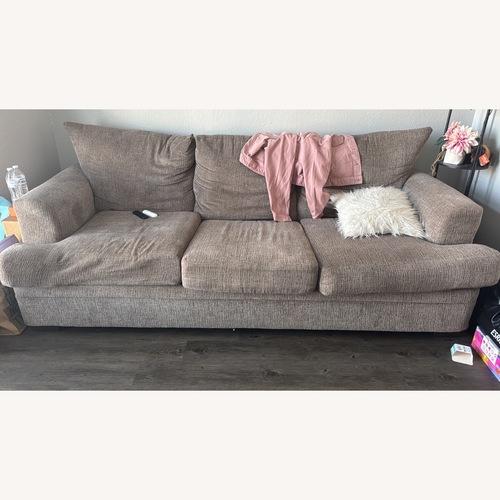 Used Ashley Furniture Dark Gray Fabric 3+ Seater Sofa for sale on AptDeco