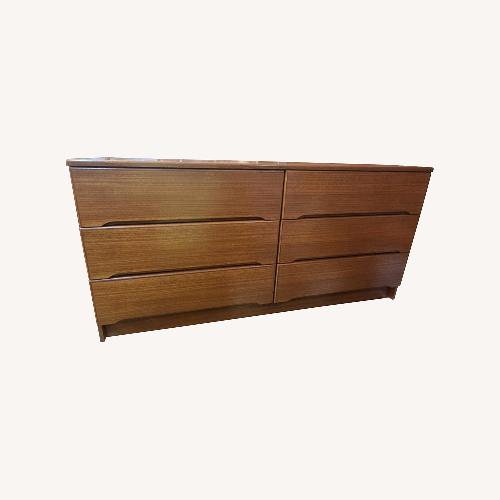 Used Danish Modern Teak 6 Drawer Dresser for sale on AptDeco