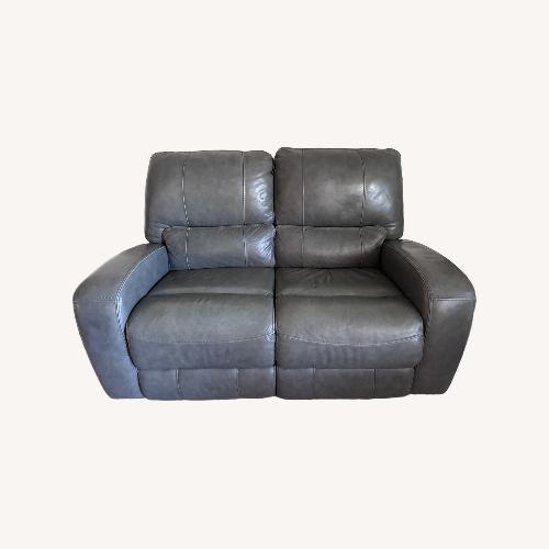 Used Power Reclining Loveseat Lumbar Suppor for sale on AptDeco