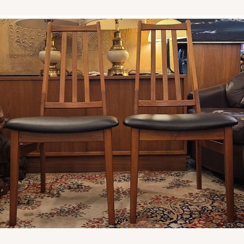 Used Set of 6 Danish Modern Dining Chairs for sale on AptDeco