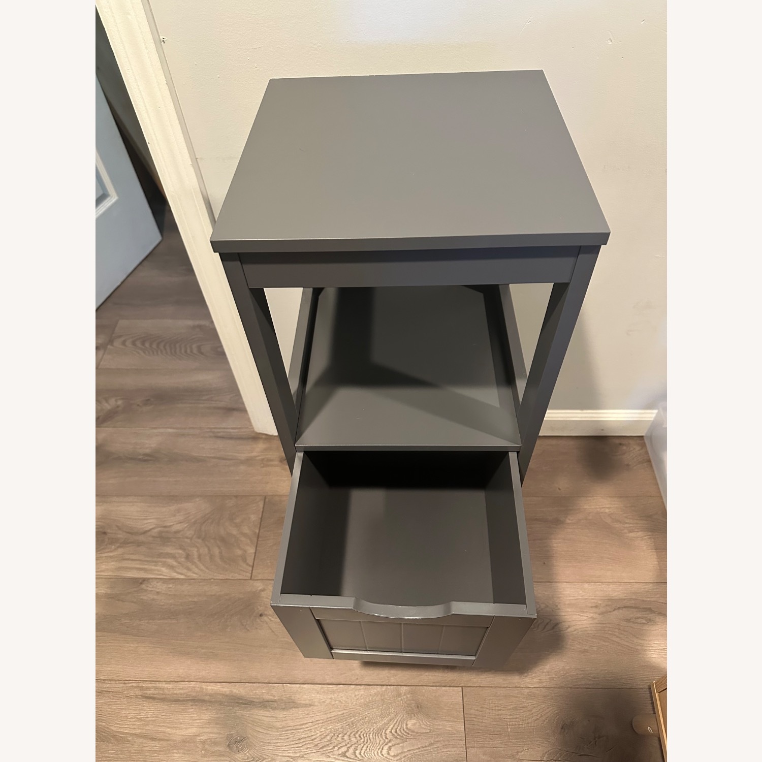 Amazon Dark Gray Wood Veneer Sideboard - image-3