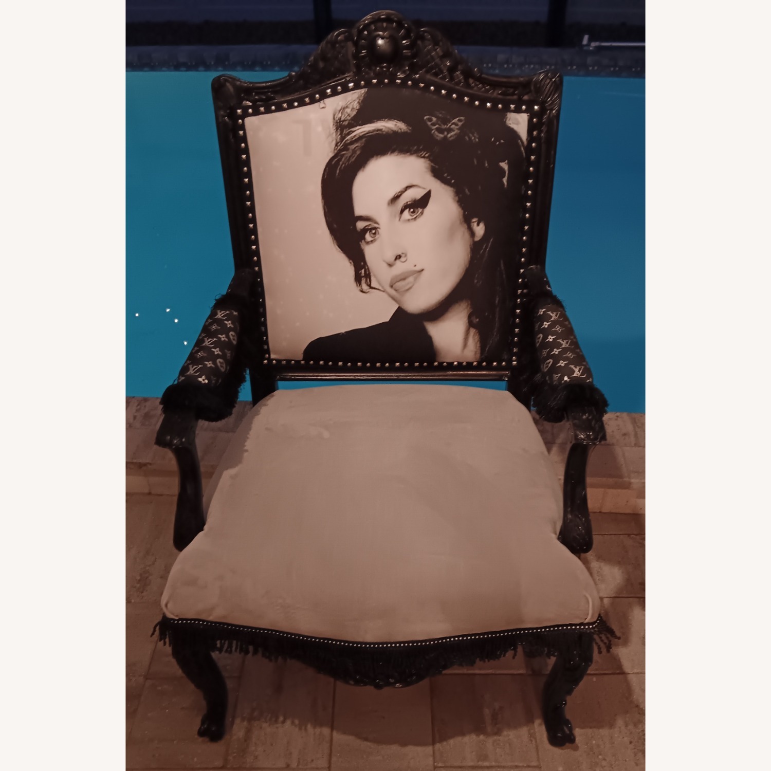 Amy Winehouse Armchair - image-0