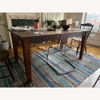 ABC Carpet and Home Dark Brown Wood Dining Table