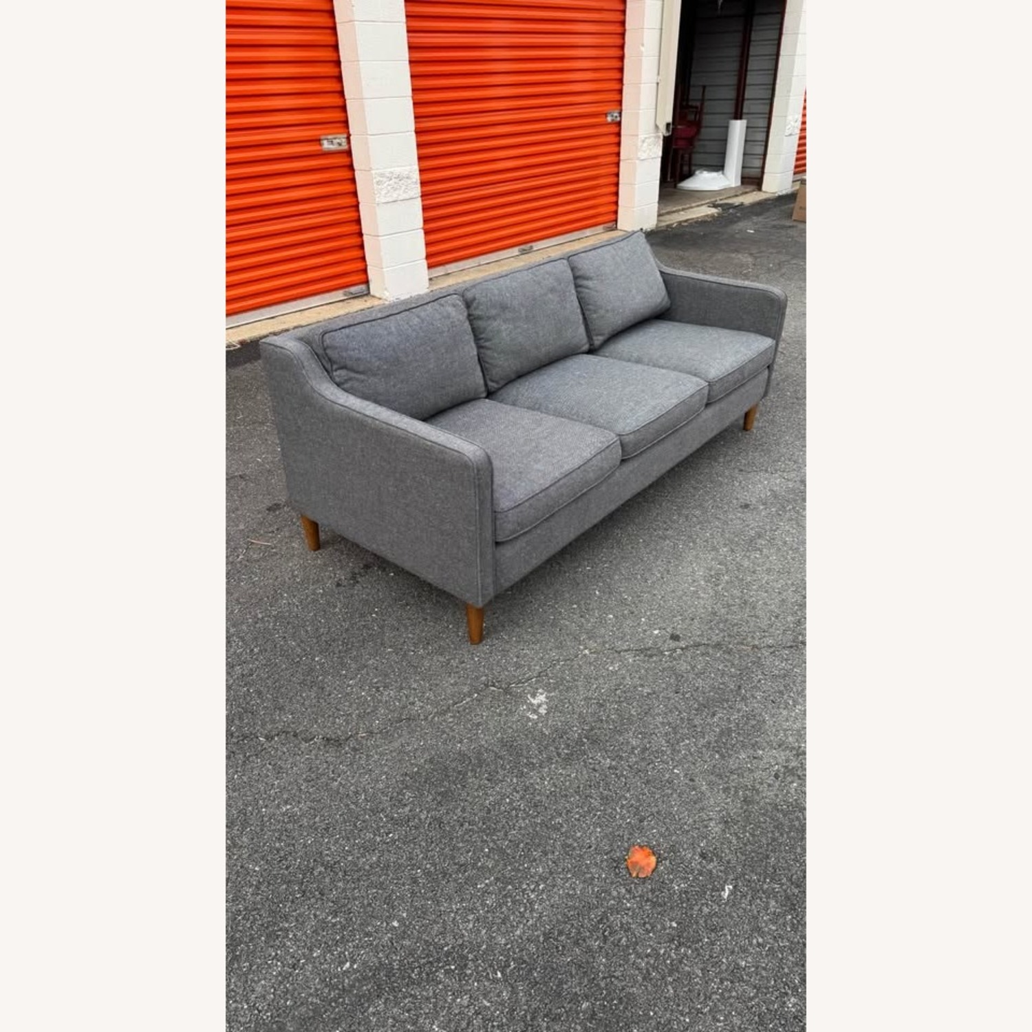 West Elm Light Gray Fabric 3+ Seater Sofa - image-3