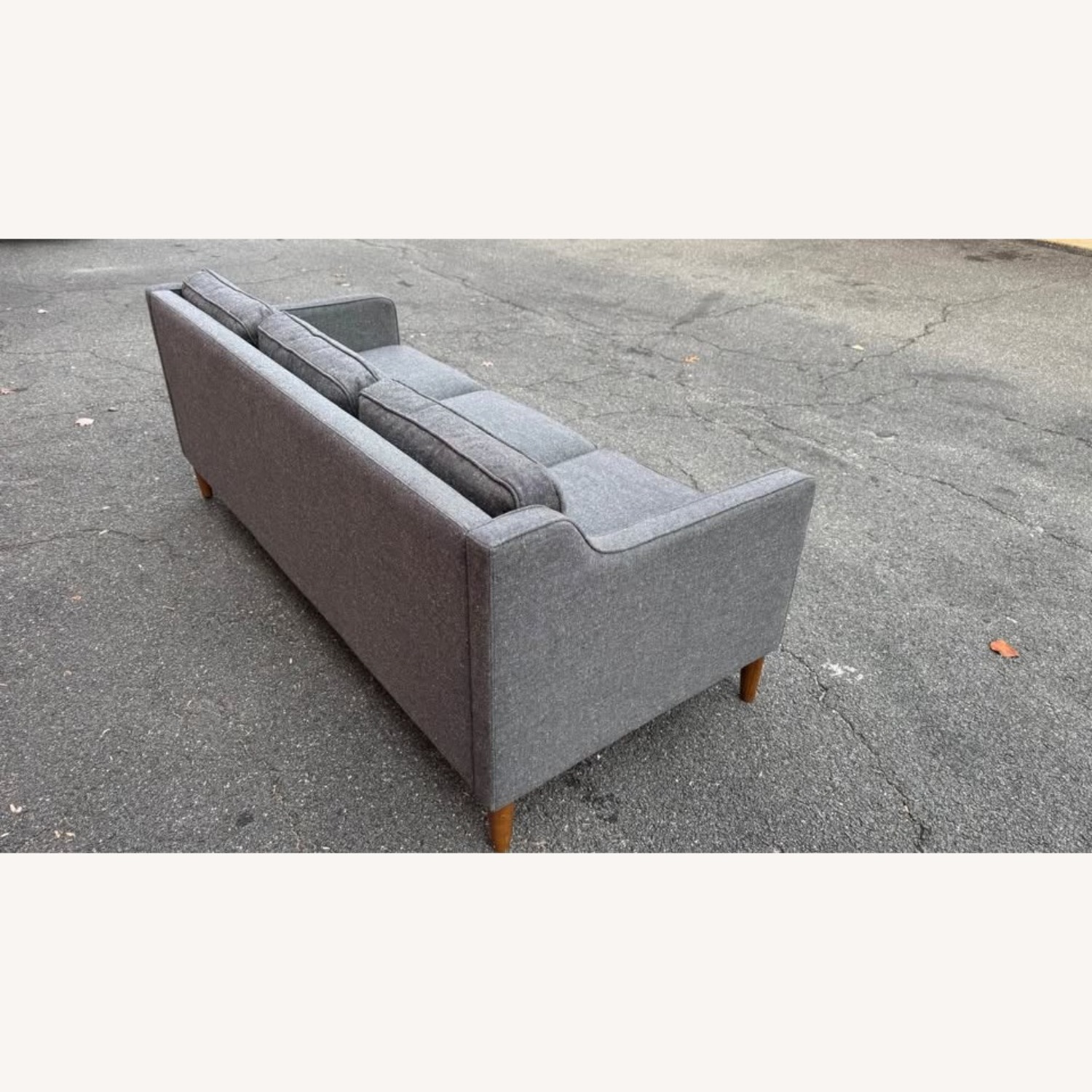 West Elm Light Gray Fabric 3+ Seater Sofa - image-1