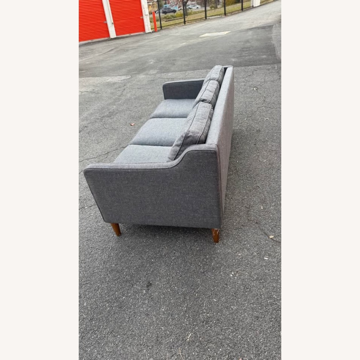 West Elm Light Gray Fabric 3+ Seater Sofa - image-6