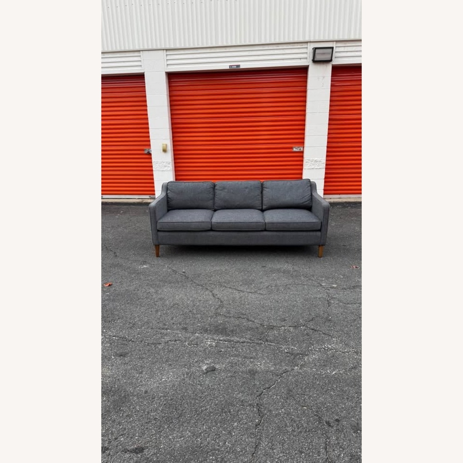 West Elm Light Gray Fabric 3+ Seater Sofa - image-2