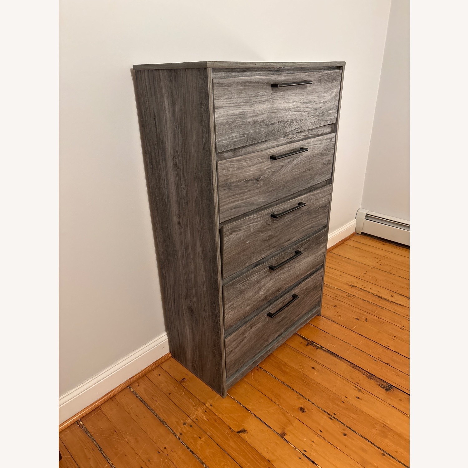 Ashley Furniture Light Gray Wood Dresser - image-2