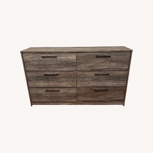 Used Ashley Furniture Light Gray Dresser for sale on AptDeco