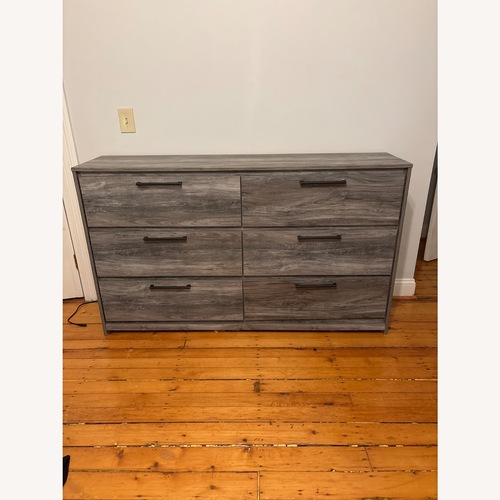 Used Ashley Furniture Light Gray Dresser for sale on AptDeco