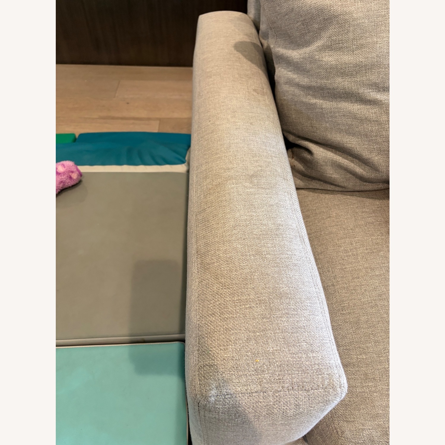 Room & Board Light Gray Fabric 2 Piece Sectional - image-5