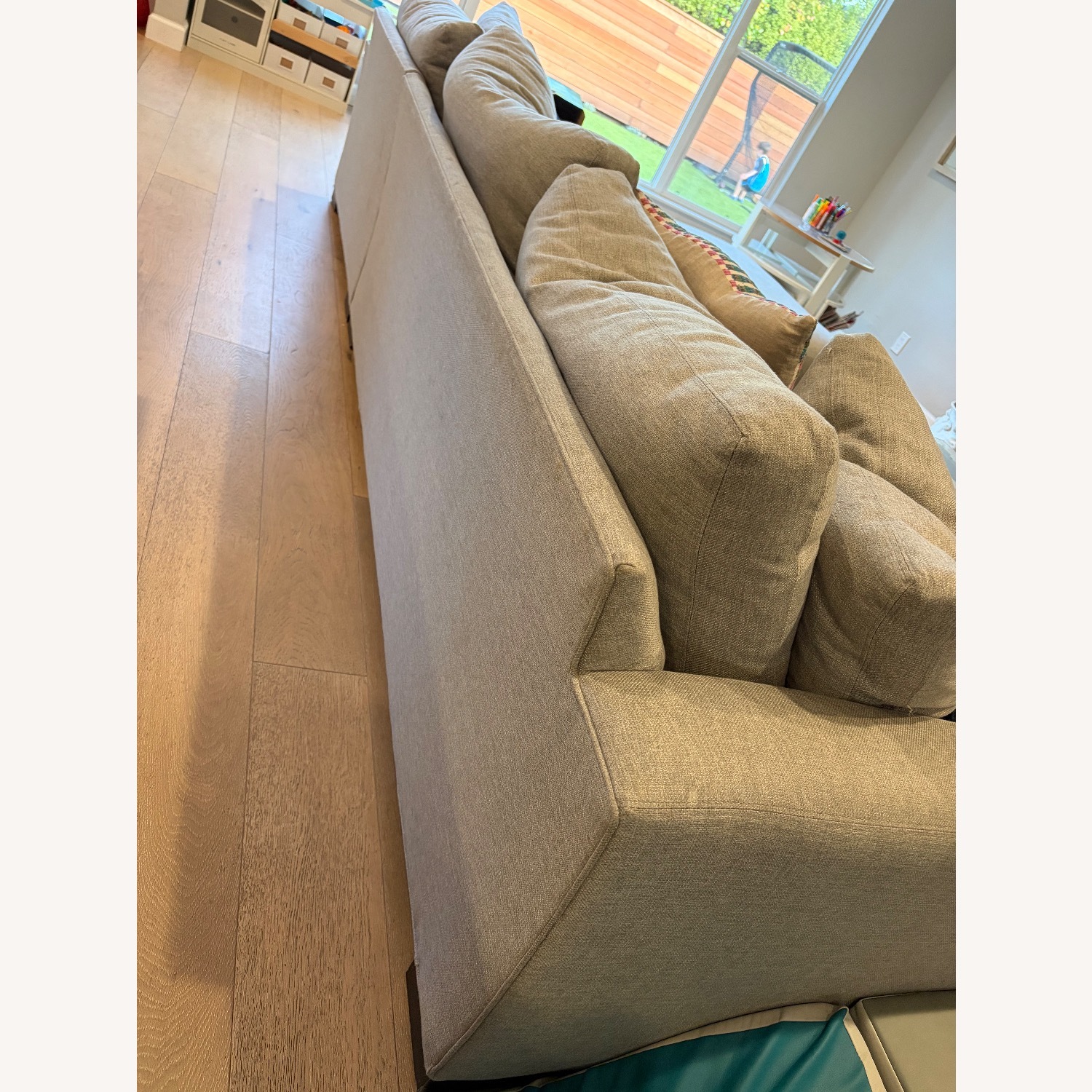 Room & Board Light Gray Fabric 2 Piece Sectional - image-8