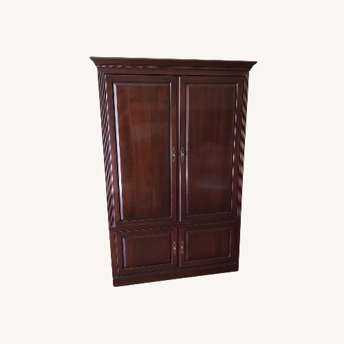 Used Ethan Allen Georgian Court Armoire for sale on AptDeco