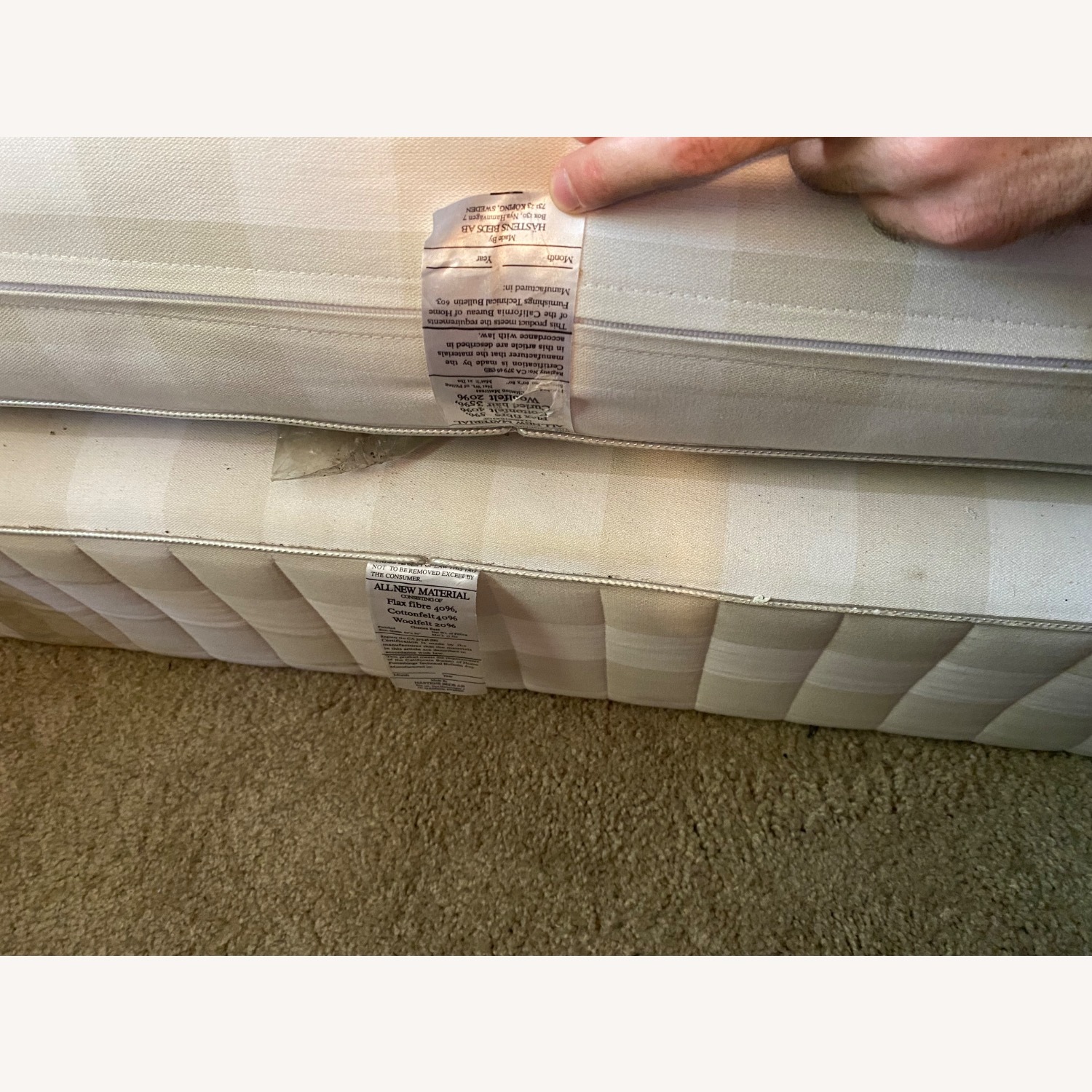 Hästens White Queen Bed - image-2