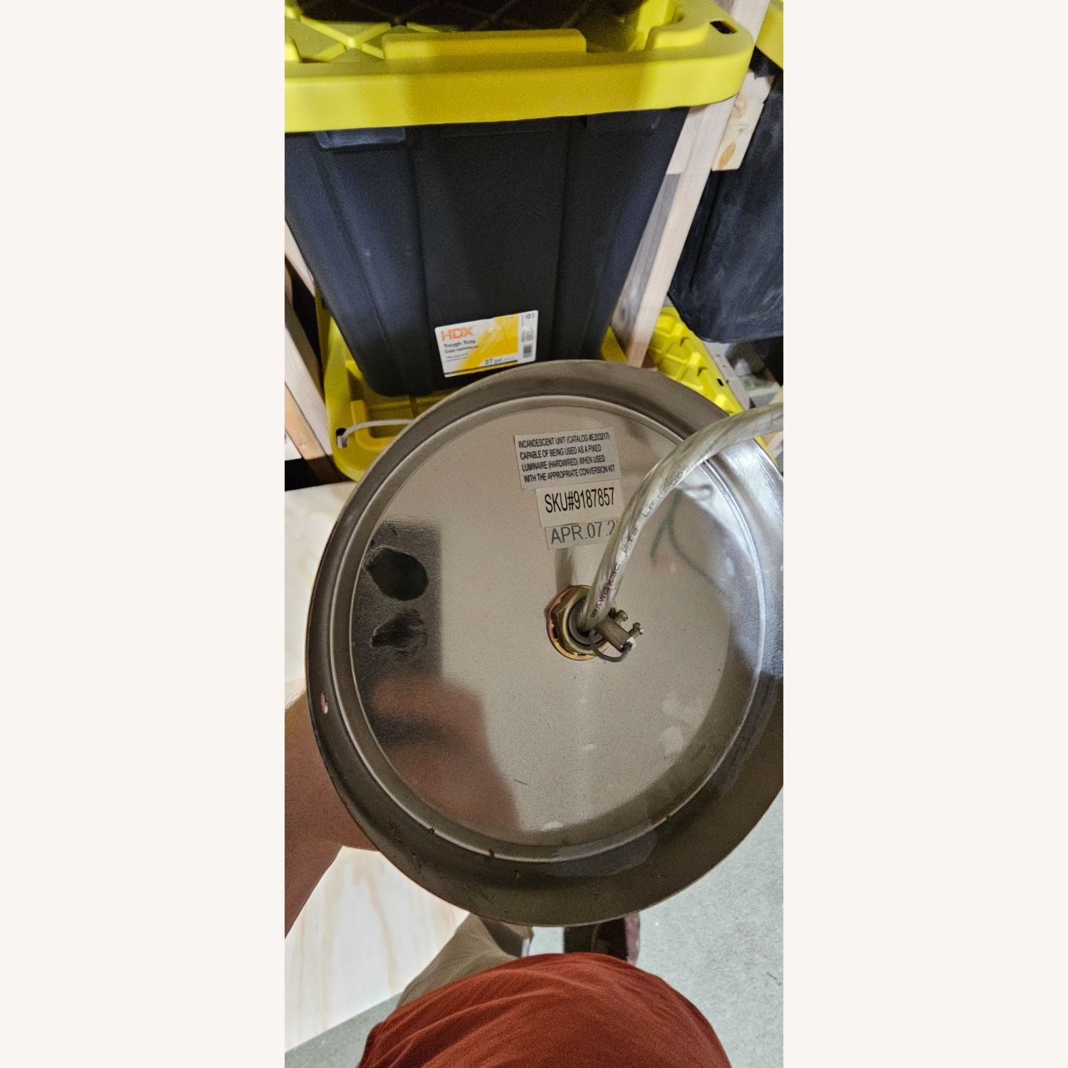 West Elm Capiz Round Chandelier - image-5