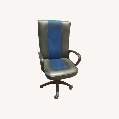Used Black Leather Office Chair for sale on AptDeco