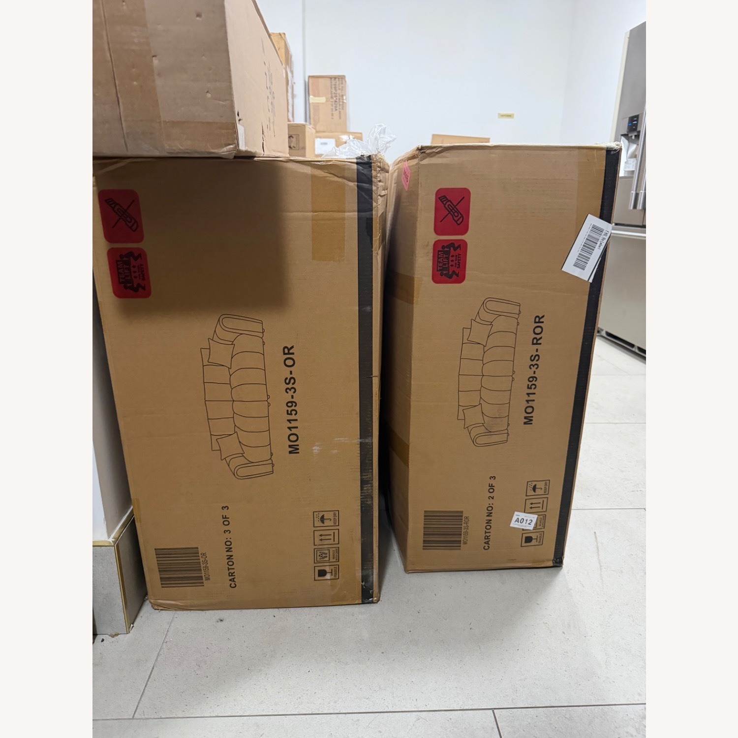 Wayfair Orange Loveseat Sofa  - image-6