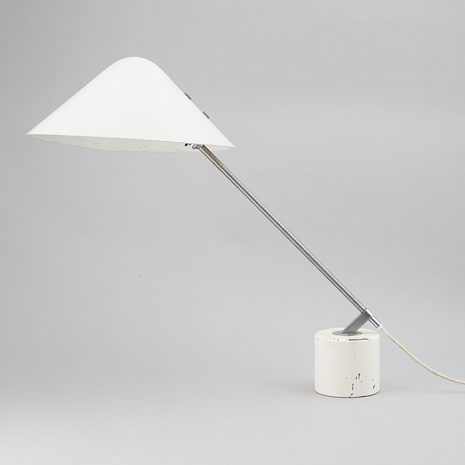 Vintage/Antique White Metal Table Lamps - image-1