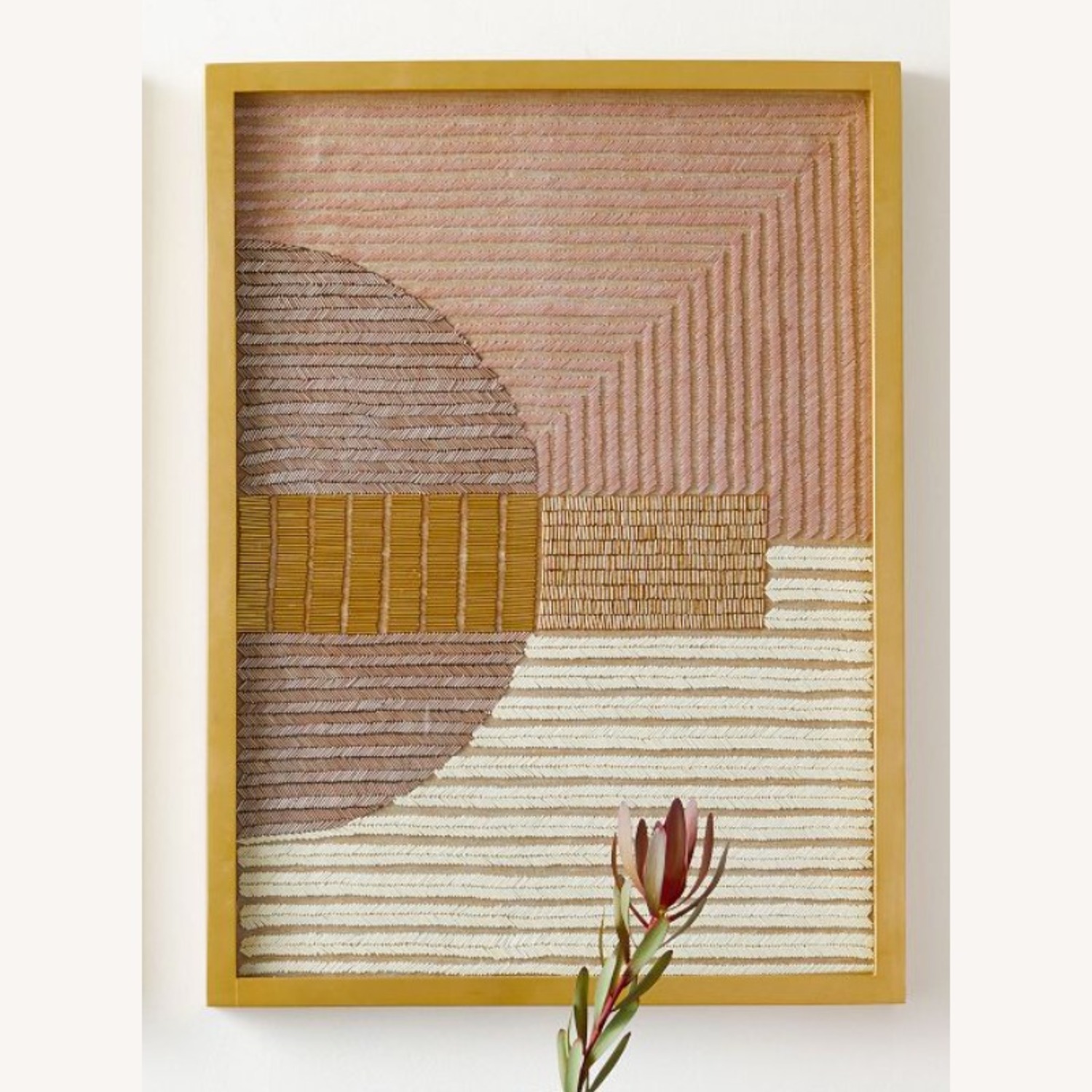 West Elm Pink Wall Art - image-1