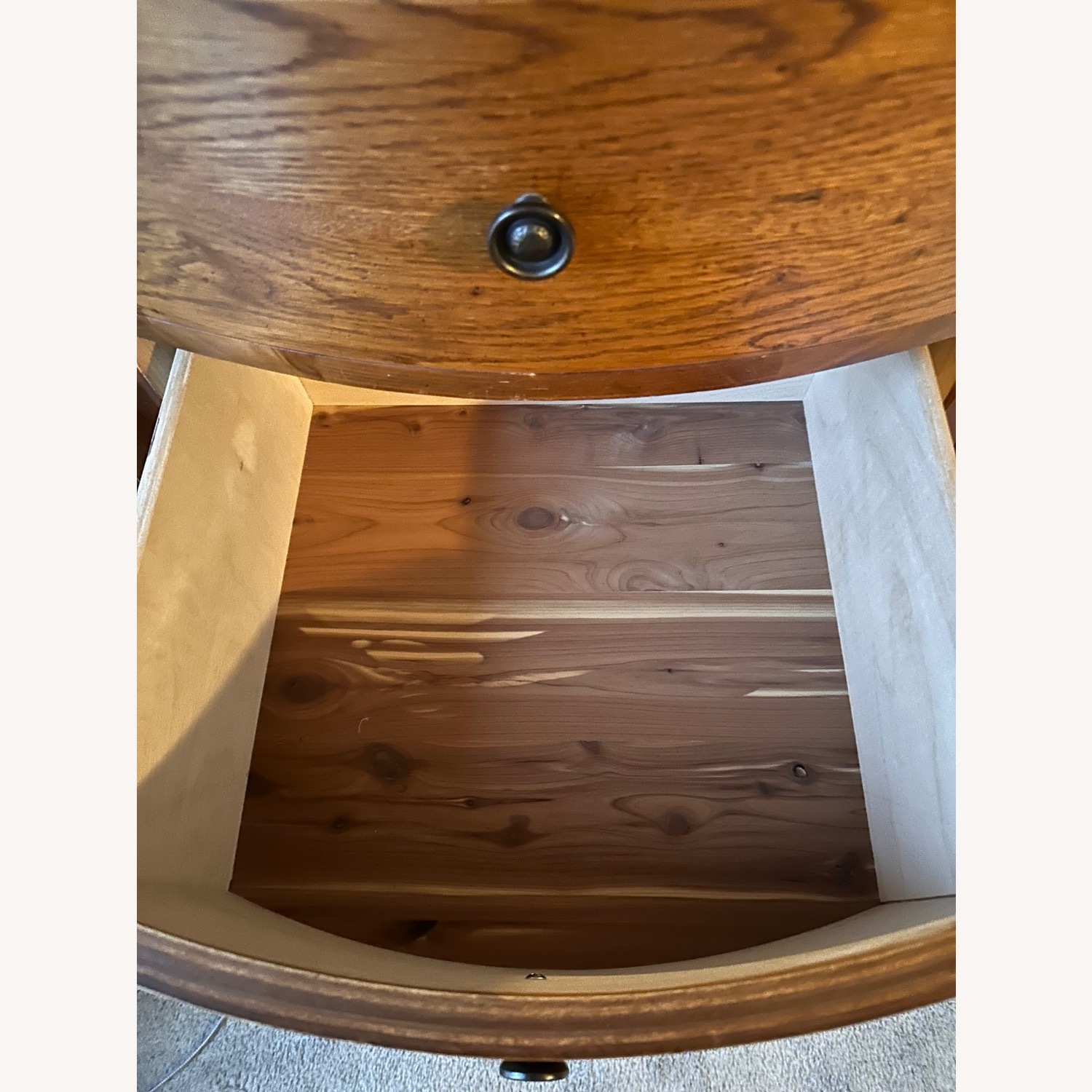 Vintage/Antique Finds Dark Brown Wood Armoire - image-2