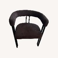 Wayfair Dark Brown Boucle Dining Chairs