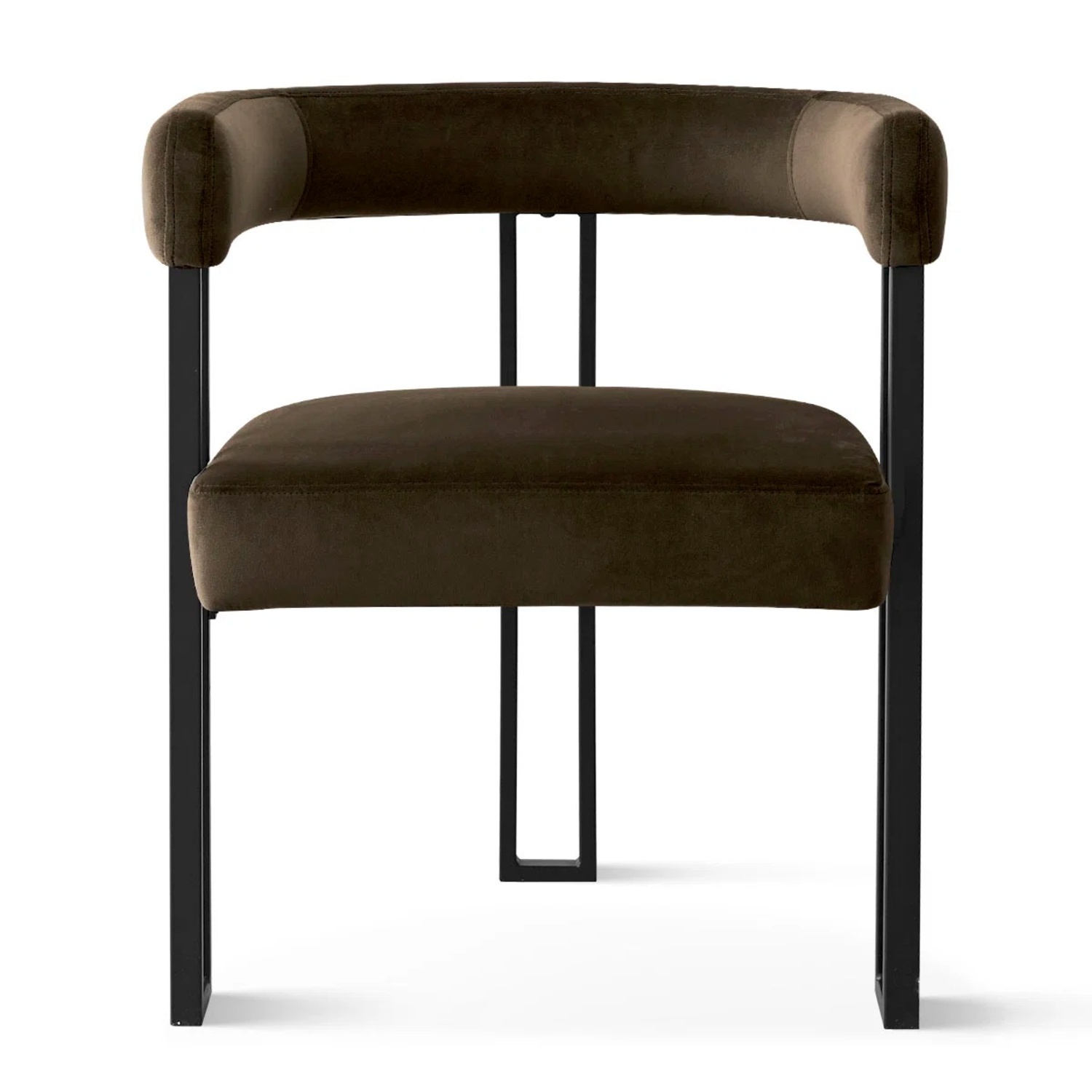 Wayfair Dark Brown Boucle Dining Chairs - image-0