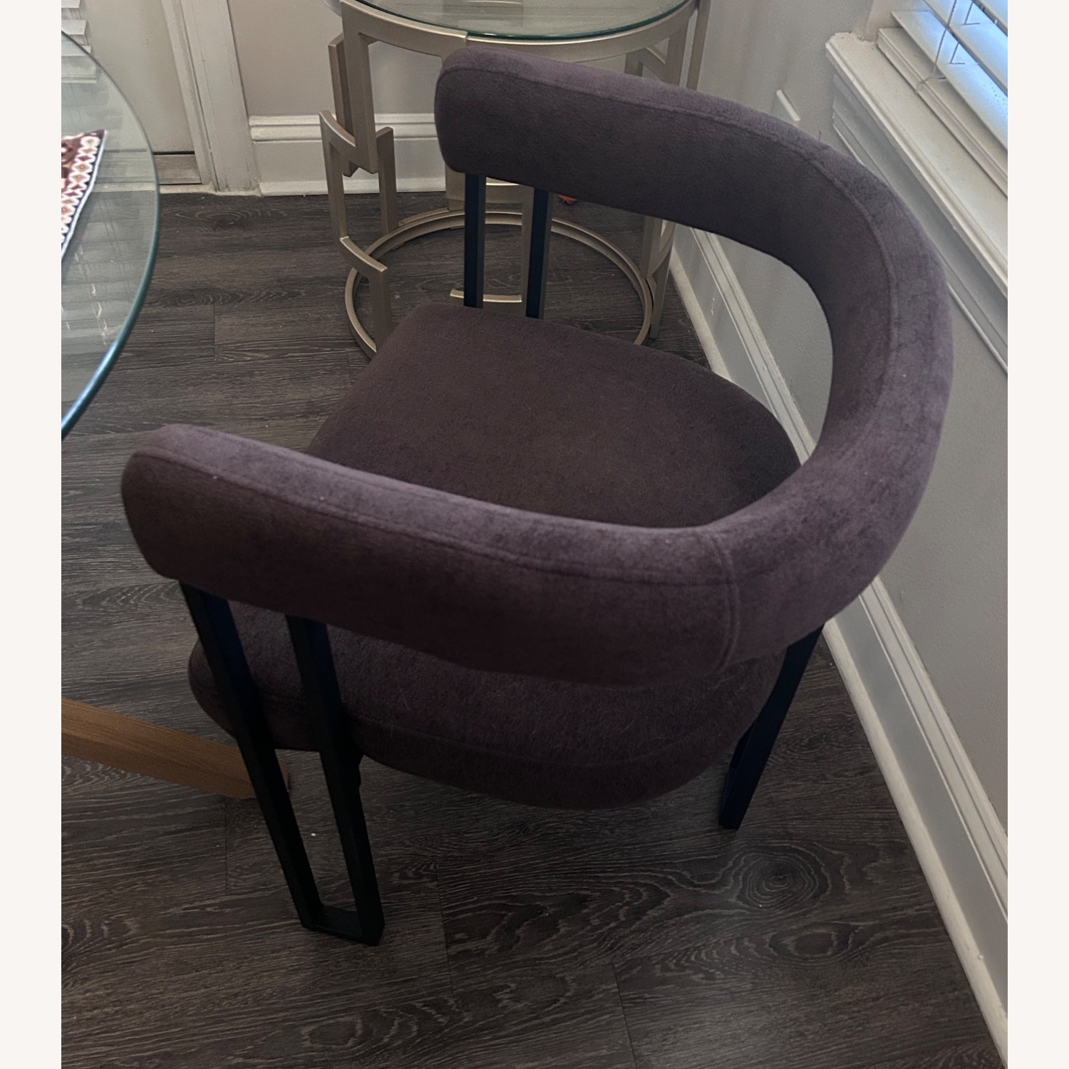 Wayfair Dark Brown Boucle Dining Chairs - image-4