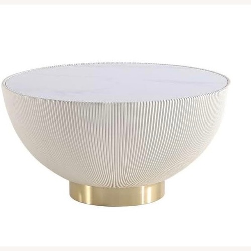 Used Home Depot White Coffee Table for sale on AptDeco