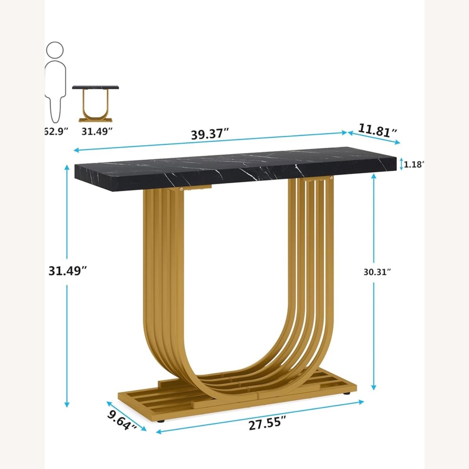 Amazon Black Side Table - image-4