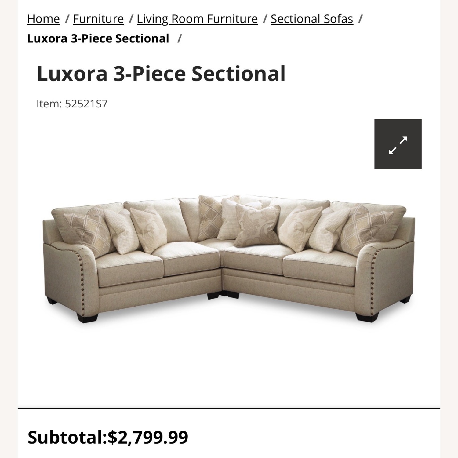 Luxora 3 Piece Sectional  - image-4