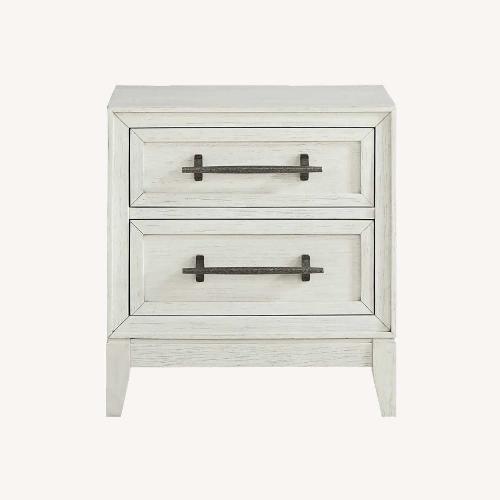 Used Rooms To Go River Falls White Nightstand for sale on AptDeco